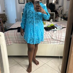 Lilly Pulitzer pretty blue cover up